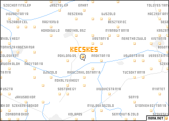 map of Kecskés