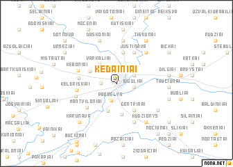 map of Kėdainiai