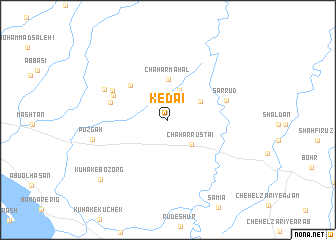 map of Kedā\