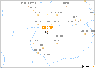 map of Kedap