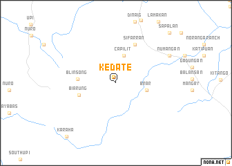 map of Kedate