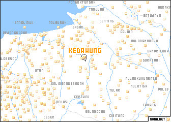 map of Kedawung