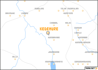 map of Kedemure