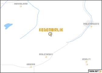 map of Kedenbirlik