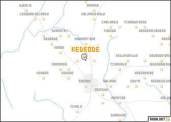 map of Kédéodé