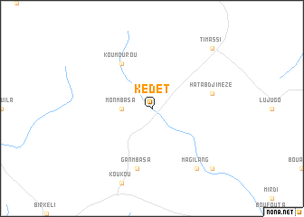 map of Kédet