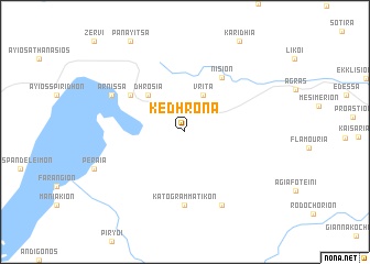 map of Kedhróna