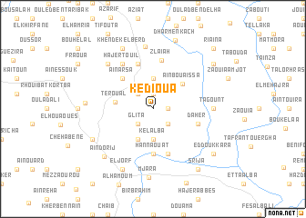 map of Kedioua