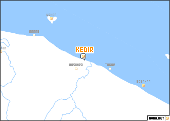 map of Kedir