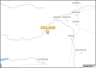 map of Kedjebi