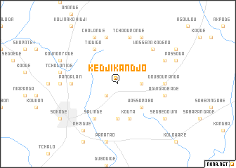 map of Kédji Kandjo