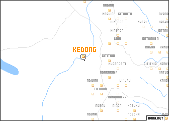 map of Kedong