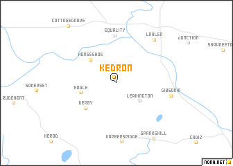 map of Kedron