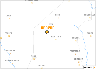 map of Kedron