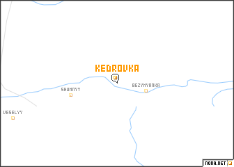 map of Kedrovka