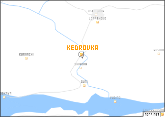 map of Kedrovka