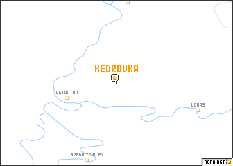 map of Kedrovka