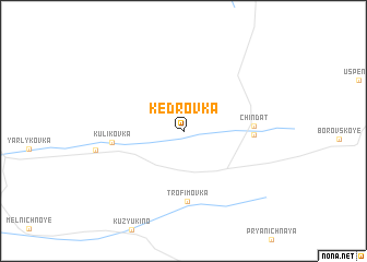 map of Kedrovka