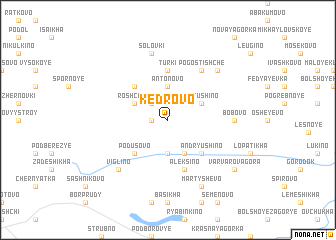 map of Kedrovo