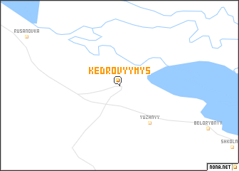 map of Kedrovyy Mys