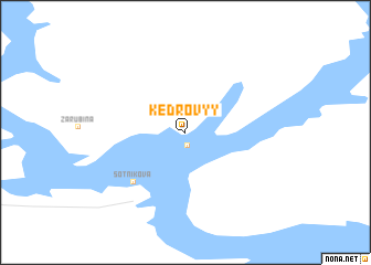 map of Kedrovyy