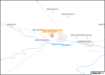 map of Kedrovyy