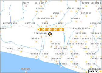 map of Kedungagung