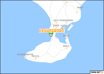 map of Kedunganan