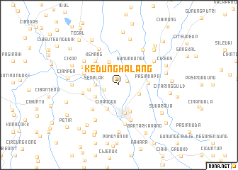 map of Kedunghalang