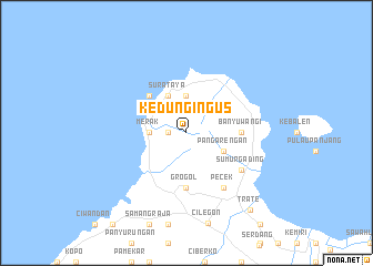 map of Kedungingus