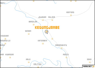 map of Kedungjambe