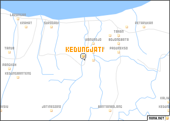 map of Kedungjati