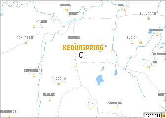 map of Kedungpring