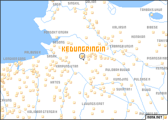 map of Kedungringin