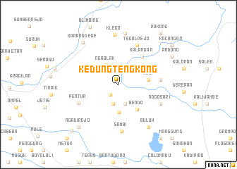 map of Kedungtengkong