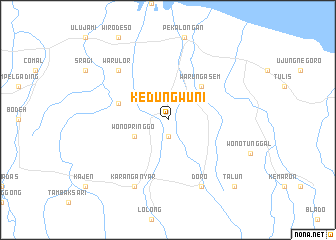 map of Kedungwuni