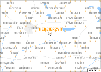 map of Kędzierzyn