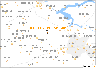 map of Keebler Crossroads