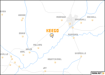 map of Keego