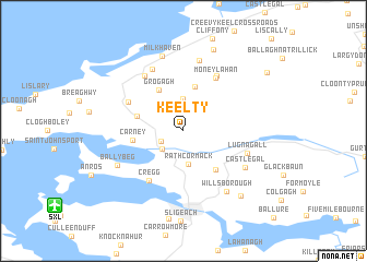 map of Keelty