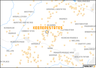 map of Keener Estates