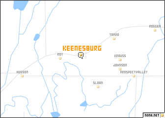 map of Keenesburg