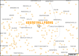 map of Keeney Mill Farms