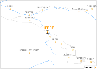 map of Keene