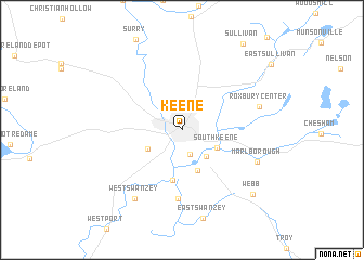 map of Keene