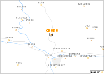 map of Keene