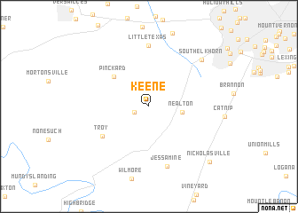 map of Keene