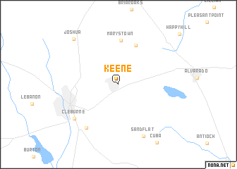 map of Keene