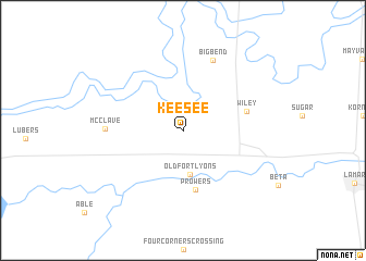 map of Keesee