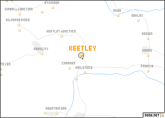 map of Keetley